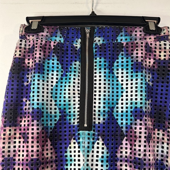 BARlii Women's Printed Laser-Cut Mesh Pencil Skirt - Picture 4 of 6